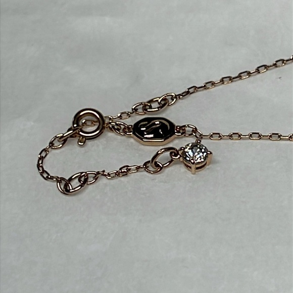 Swarovski Elegant Gold and Purple Pendant Necklace - Picture 4 of 5